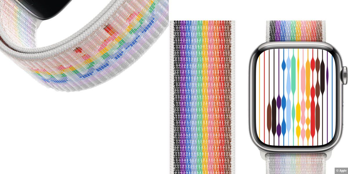 Apple feiert Pride-Month mit zwei neuen Armbändern