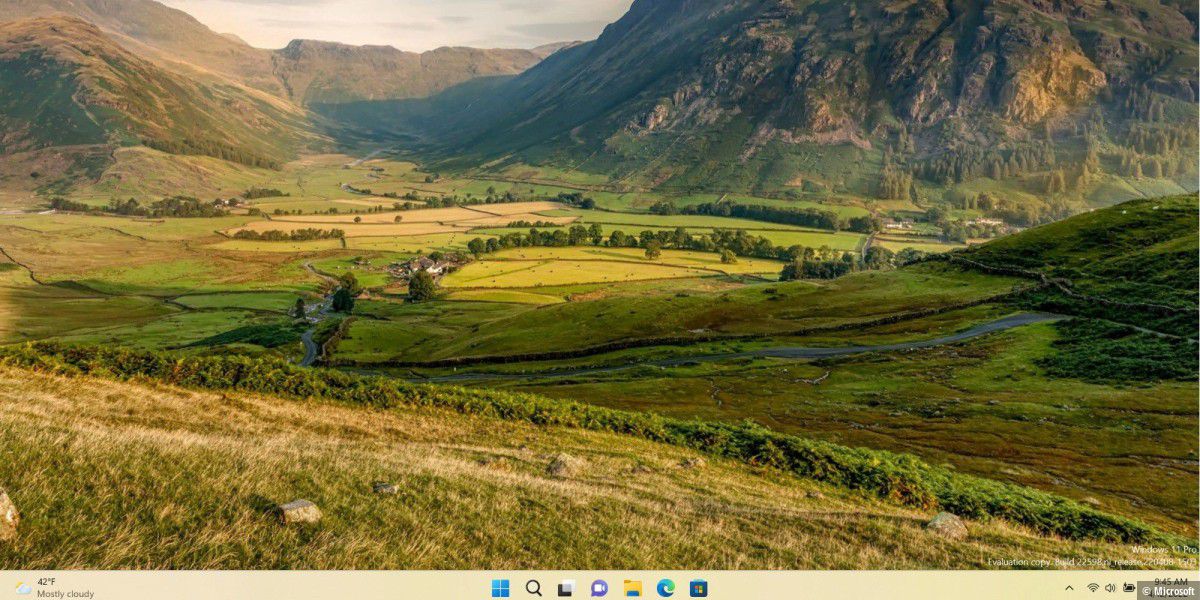 Update spendiert Windows 11 eine Desktop-Verschönerung
