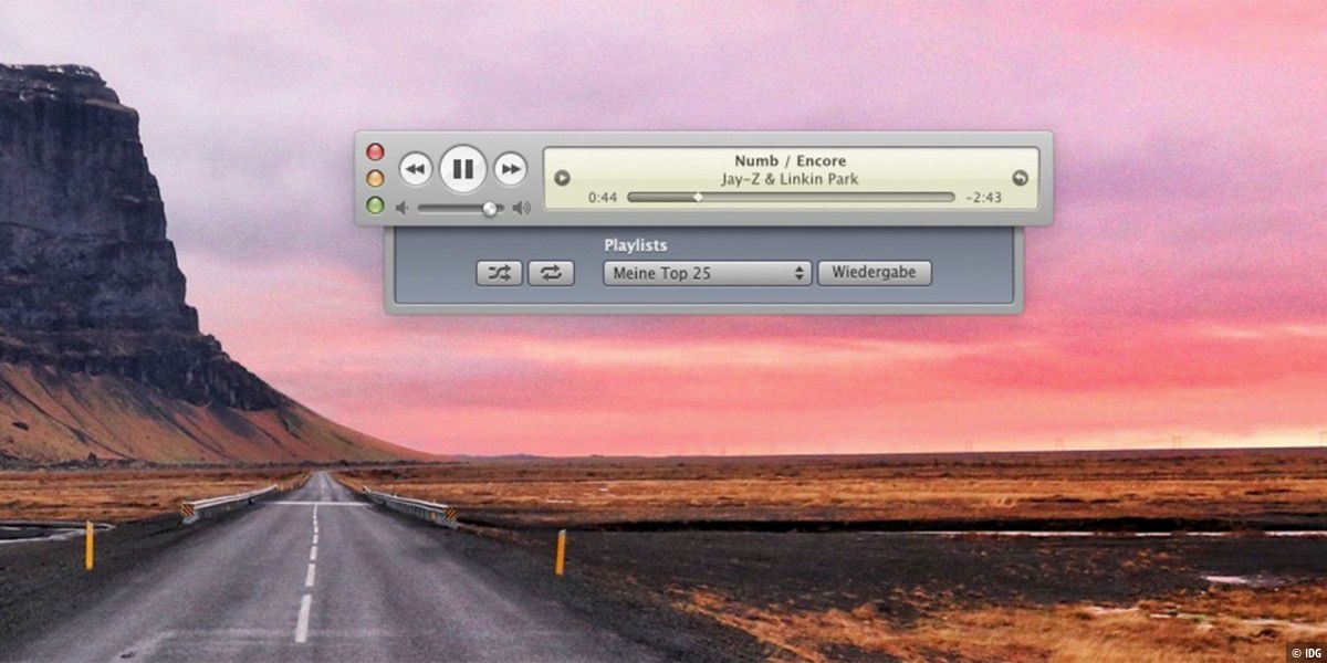 Praktische Vintage: "Music MiniPlayer for macOS"