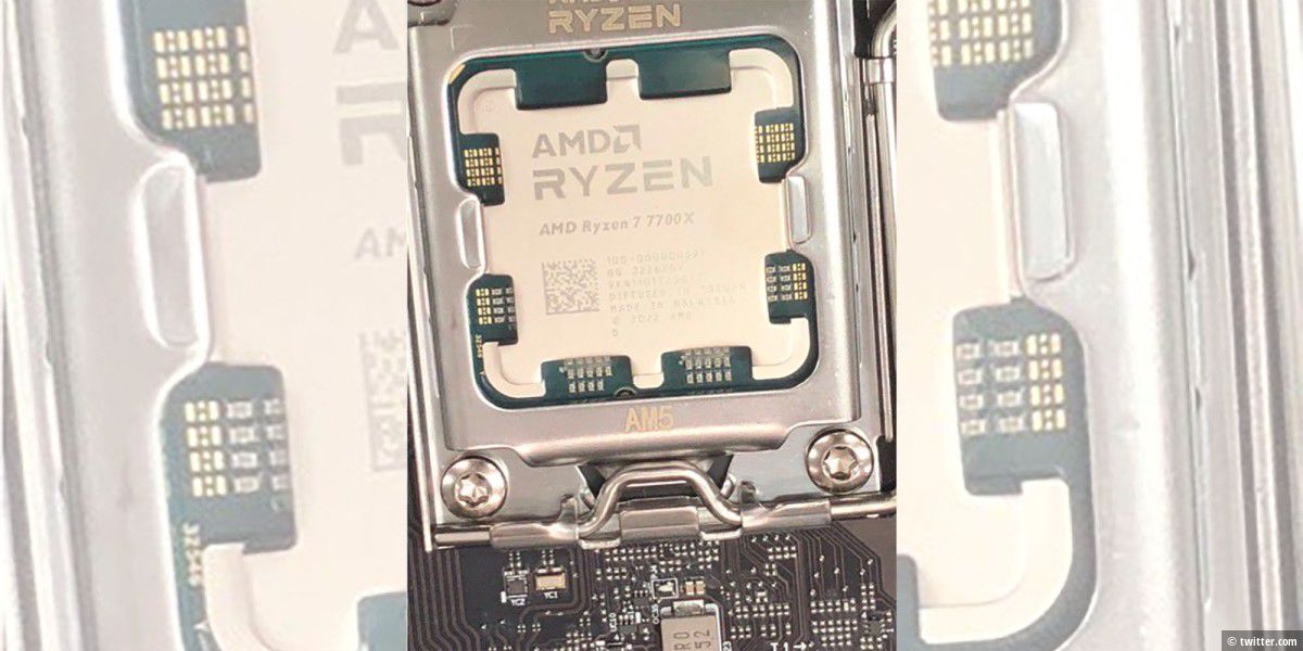 Ryzen 7 7700X: So sieht die neue Ryzen-CPU aus