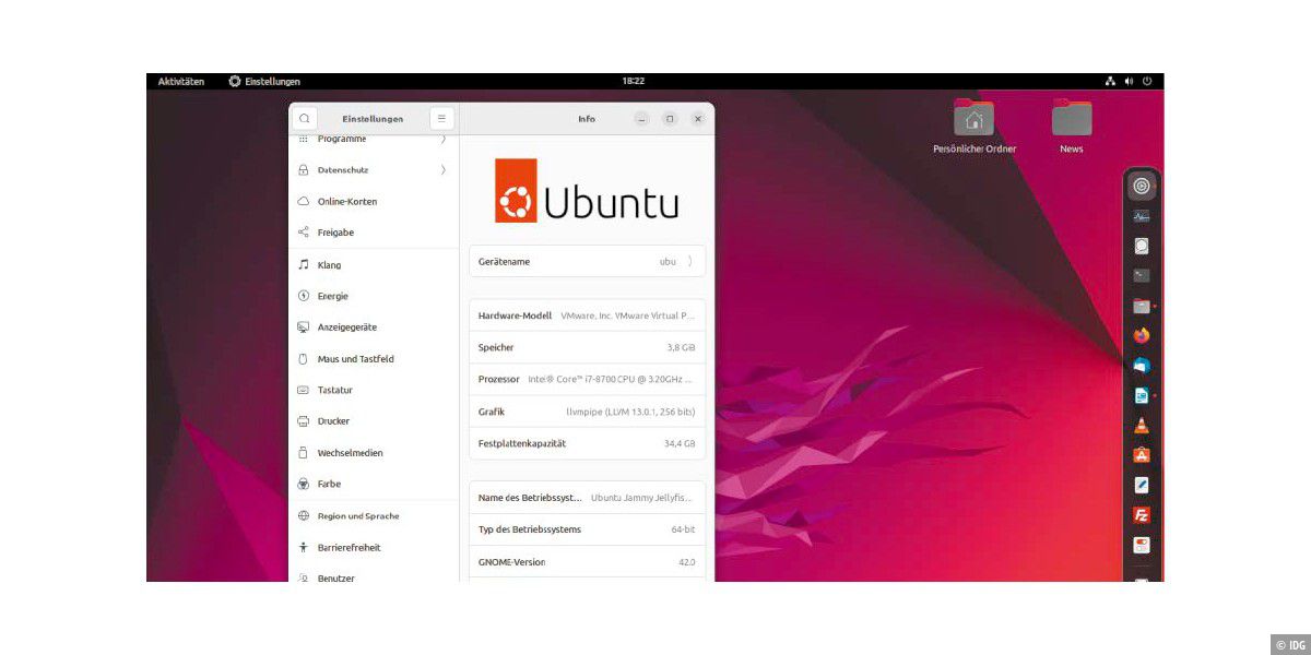 Ubuntu 22.04 LTS: Die Features im Überblick